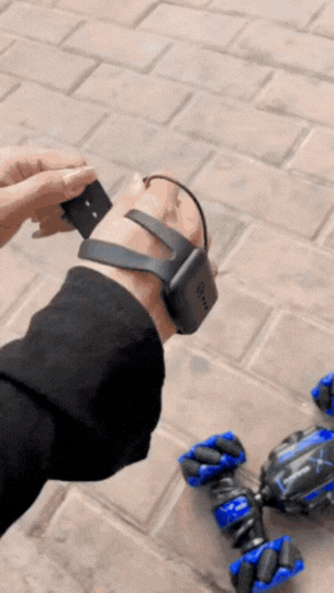 Voiture Radiocommandée – Gestuelle LED – Cascades