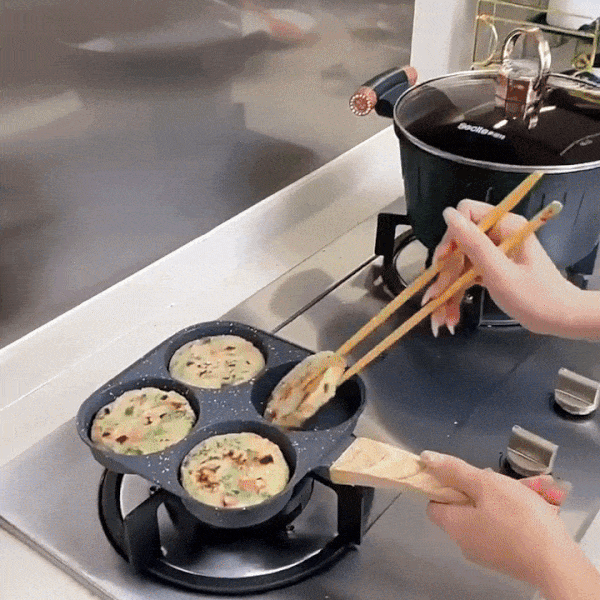 Poêle à Pancakes – 4 Empreintes – Cuisine