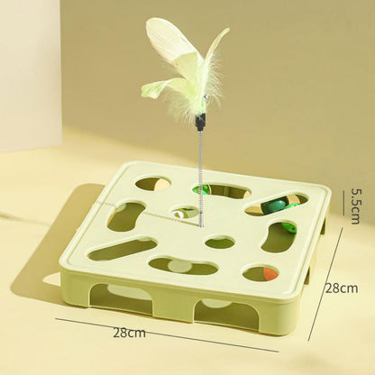 Jeu Puzzle Chat Cache-Cache Interactif