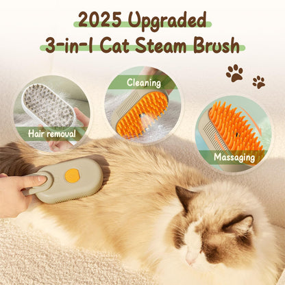 Brosse Brume Anti-Poils Pour Chat