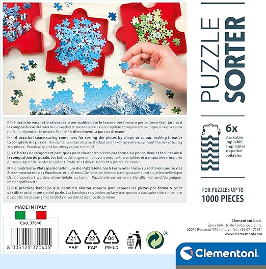 Trieur Puzzle Empilable 6 Bacs