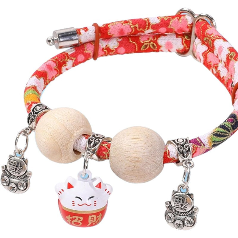Collier Kimono Porte-Bonheur Chat