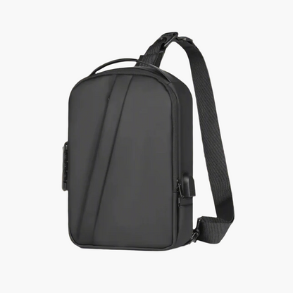 StreetGear Pro Noir | Sac à Bandoulière Léger pour Travail & Loisir Hommes