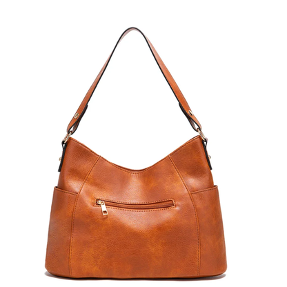 Célavine Sac à Bandoulière en Cuir | Sac à Main à Poches Multiples