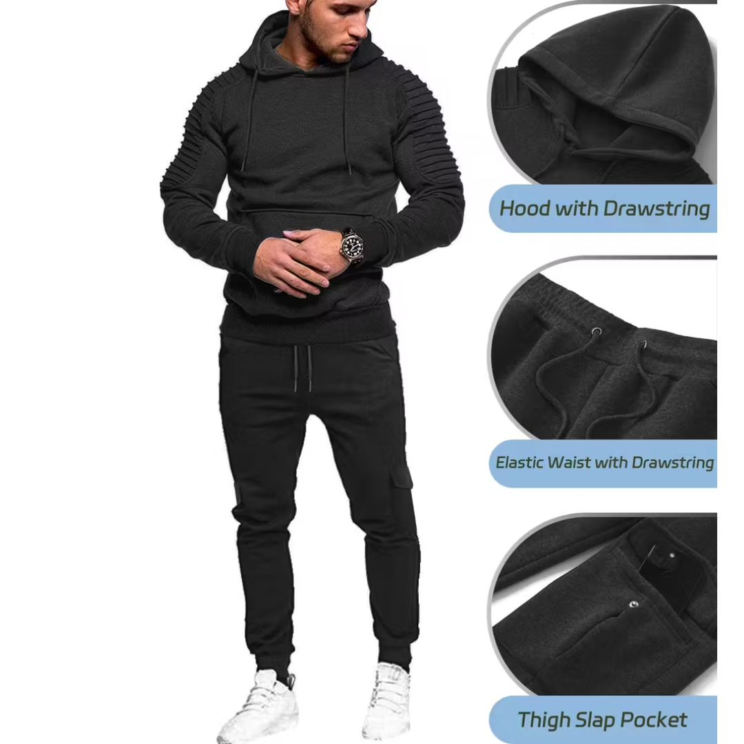 Survêtement Jogging Homme – Capuche – Extensible