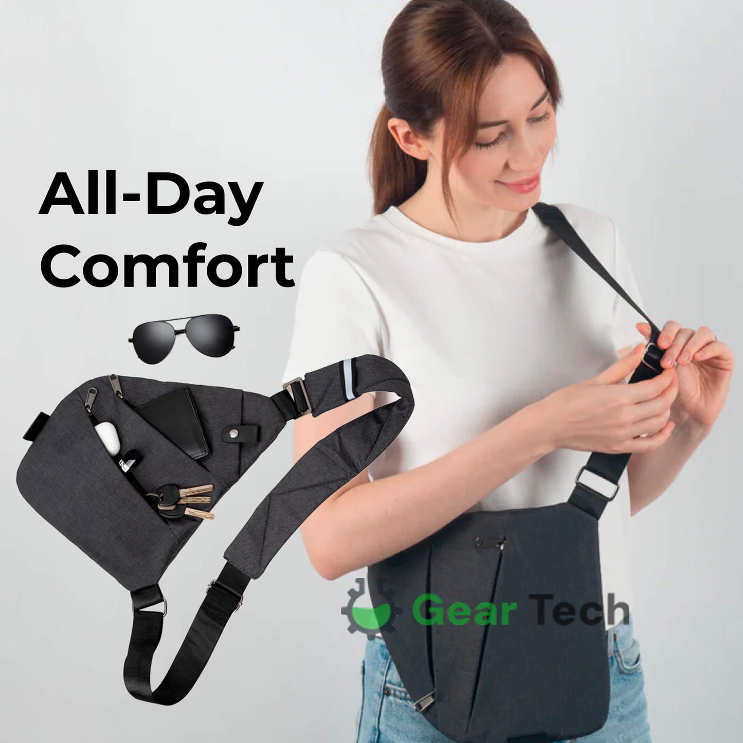 Sac Bandoulière Anti-Vol Urbain