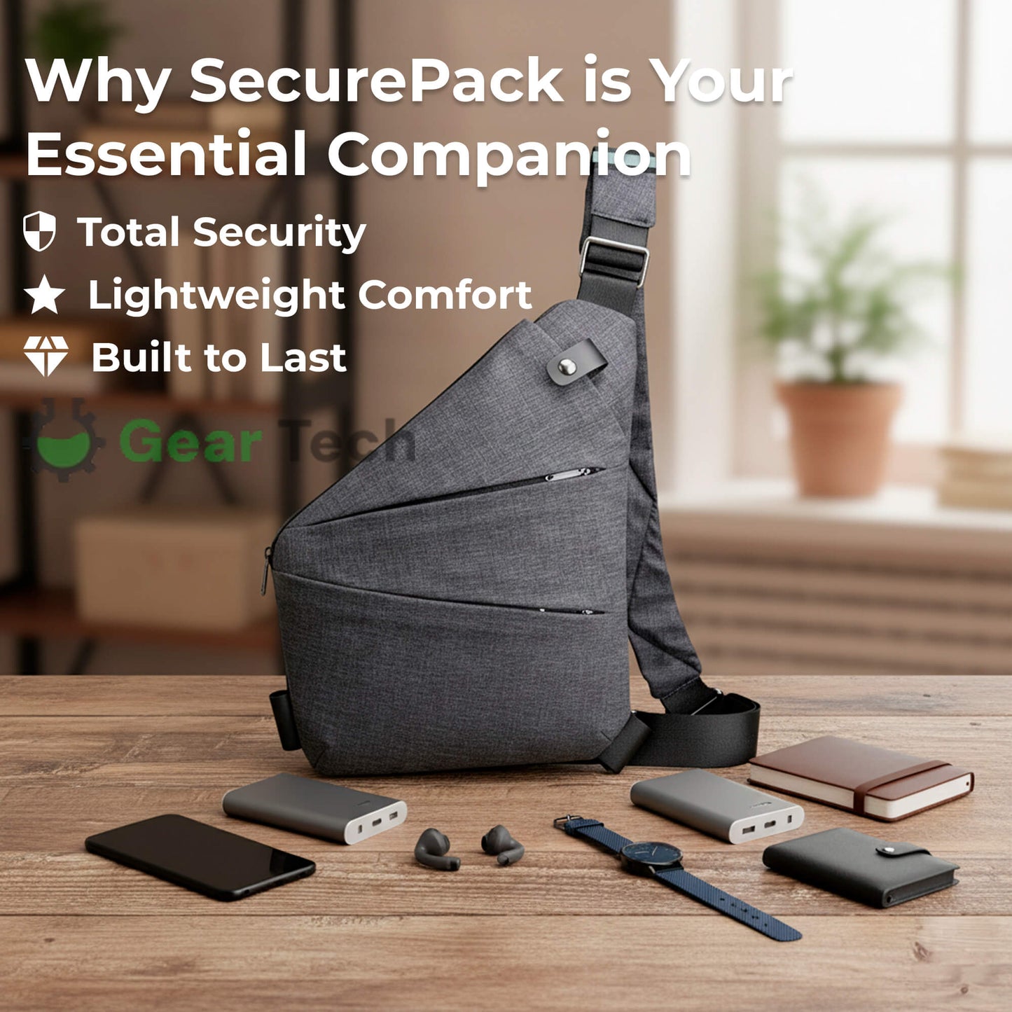 Sac Bandoulière Anti-Vol Urbain