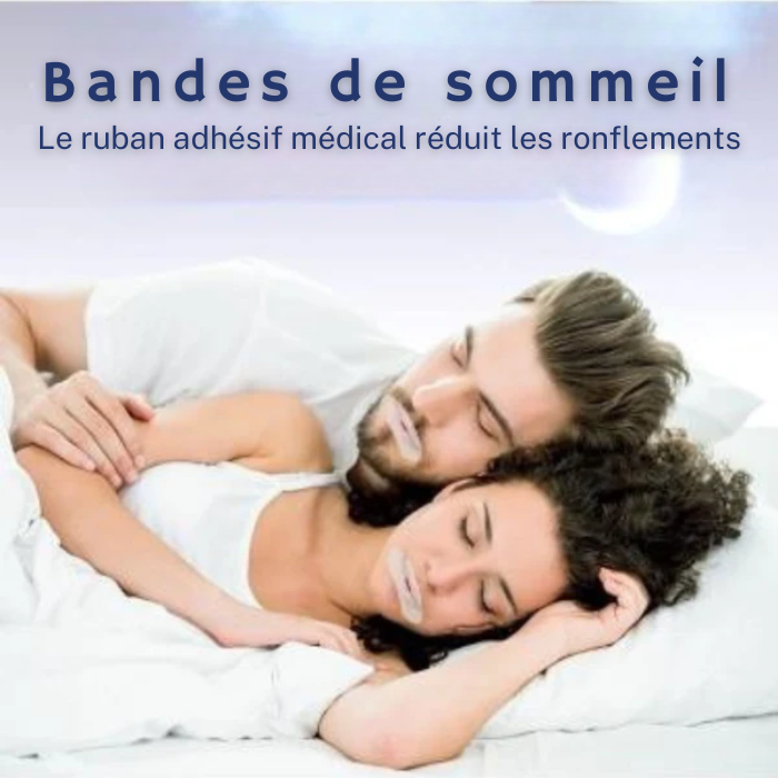 Bandes Anti-Ronflement – Confortables et Efficaces – Pour Mieux Dormir