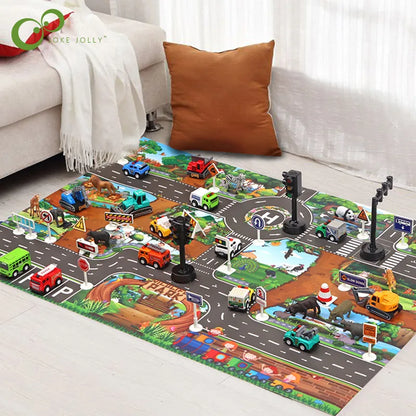Tapis de Jeu enfant – Circuit Rroutier – Voitures