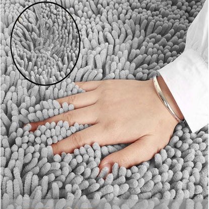 Tapis Bain Chenille – Absorbant – Antidérapant