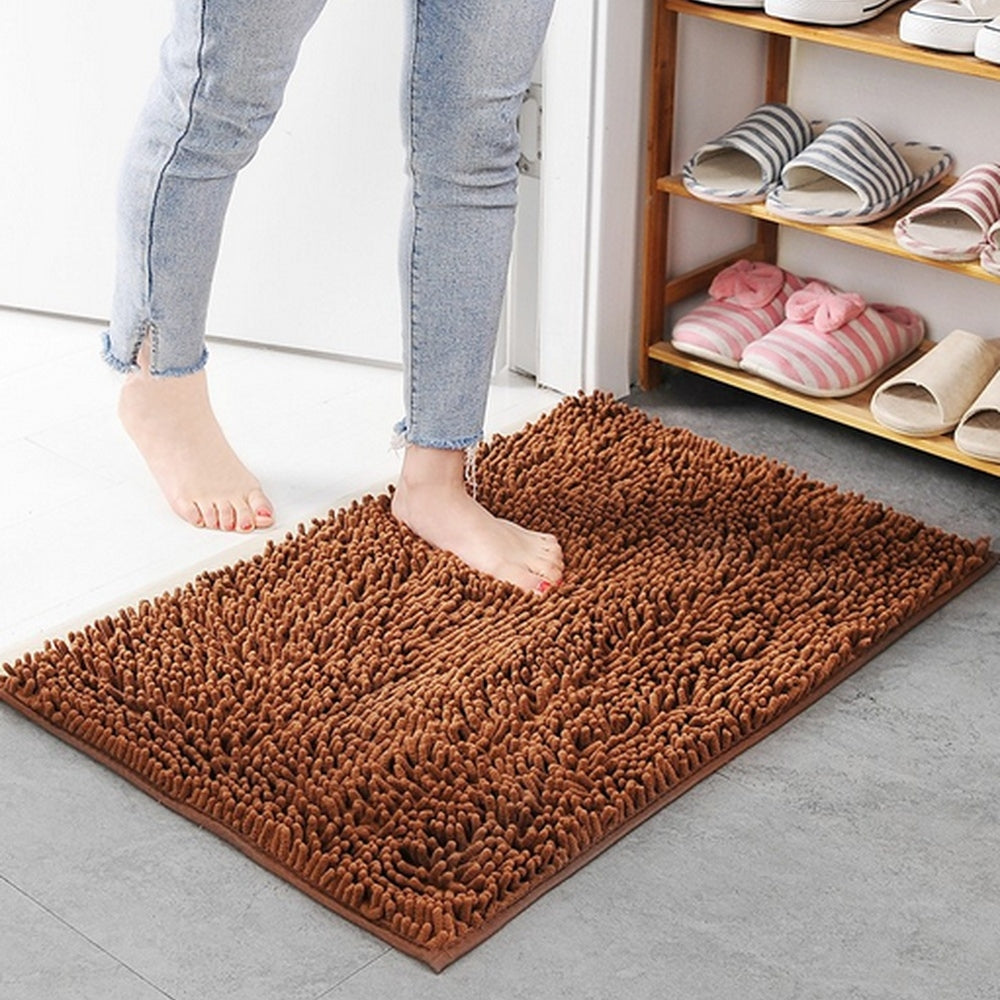Tapis Bain Chenille – Absorbant – Antidérapant