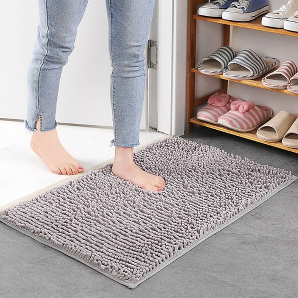 Tapis Bain Chenille – Absorbant – Antidérapant
