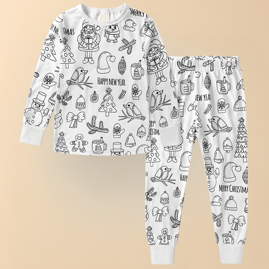 Pyjama Enfant À Colorier Coton