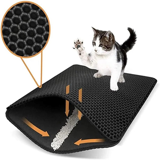 Tapis Litière Chat – Double Couche – EVA