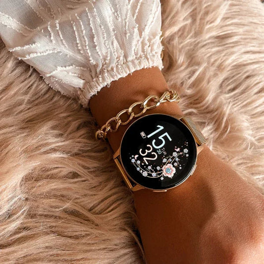Viva Montre Smartwatch Femme | Montre Élégante pour Femme avec Bluetooth