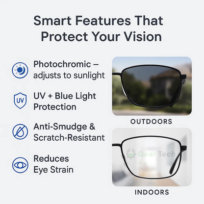 Lunettes Progressives Photochromiques Confort