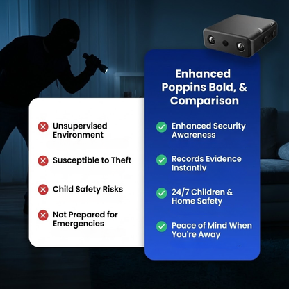 Mini Caméra Sécurité HD Discrète