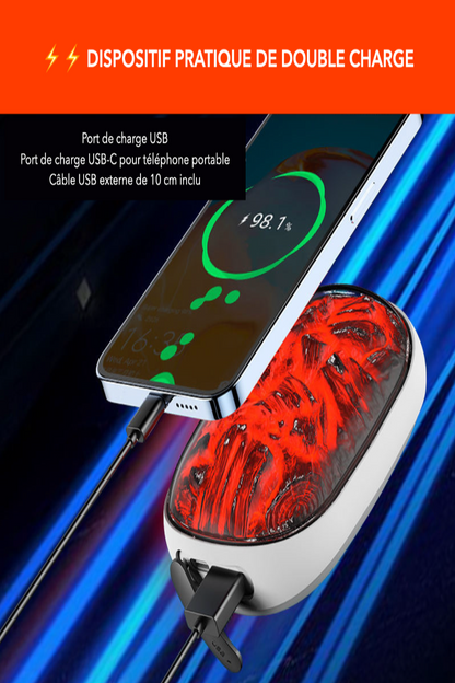 Chauffe-Mains Braise Rechargeable USB-C