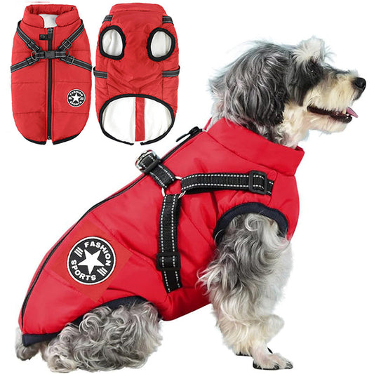 Veste Chien Imperméable Harnais Intégré