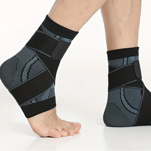 Attelle de Cheville – Ajustable et Respirante – Pour Soutien et Protection