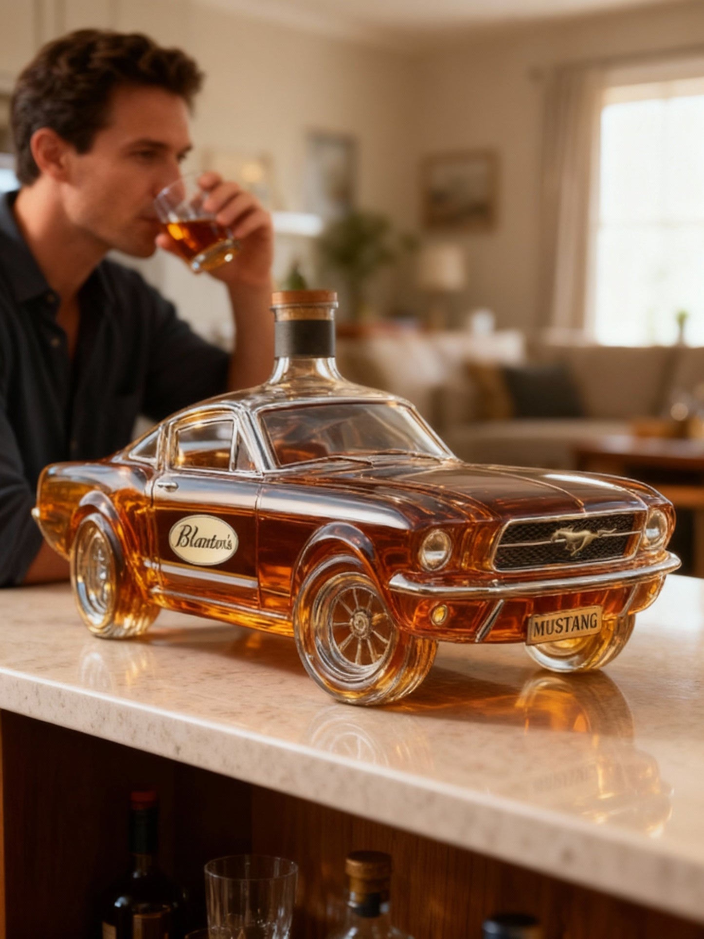 Carafe Whisky Voiture 3D Verre