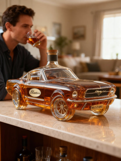 Carafe Whisky Voiture 3D Verre