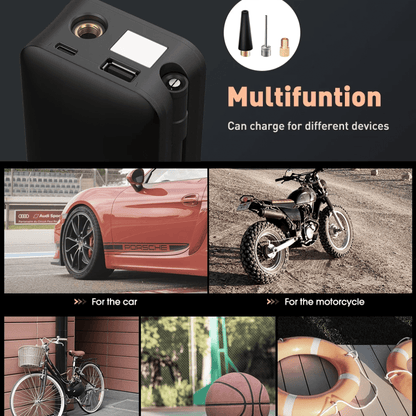 Mini Compresseur Sans Fil Rechargeable