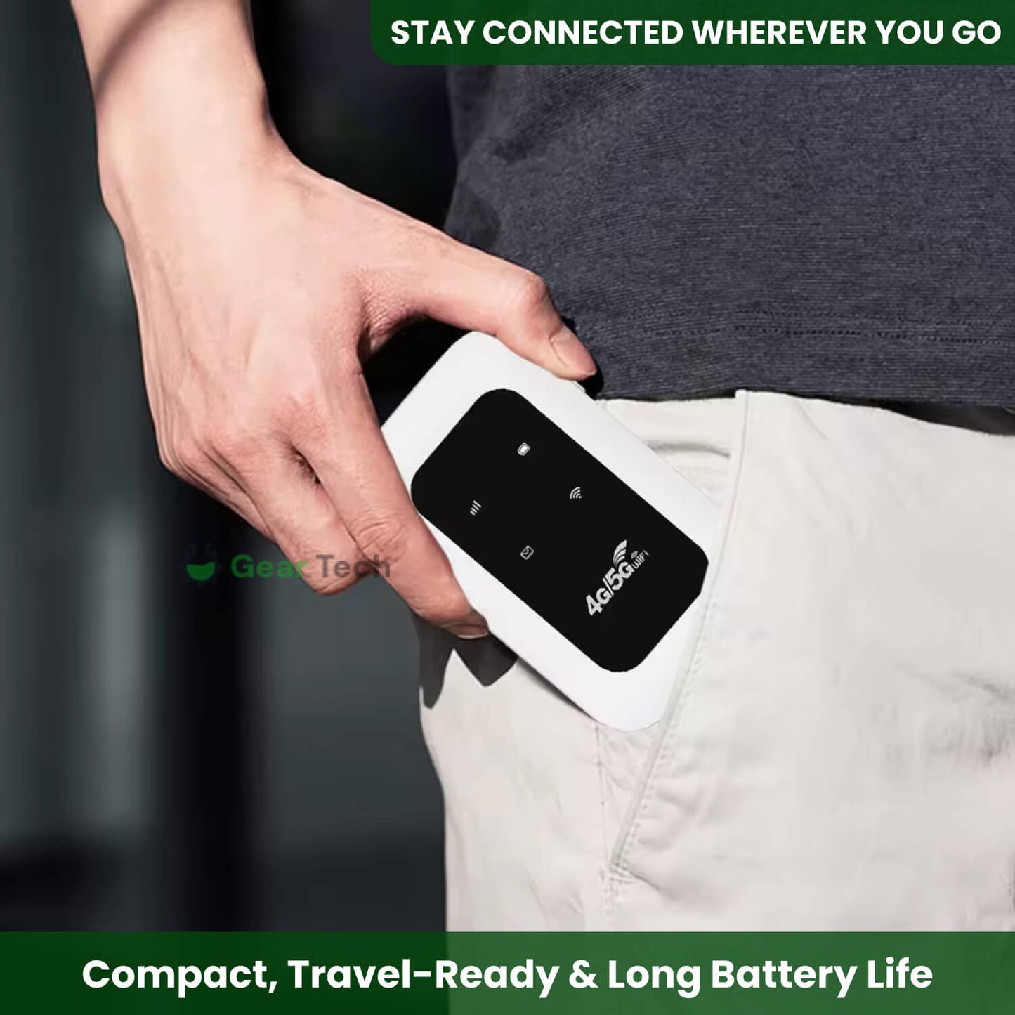 Routeur WiFi 4G Portable Voyage LED