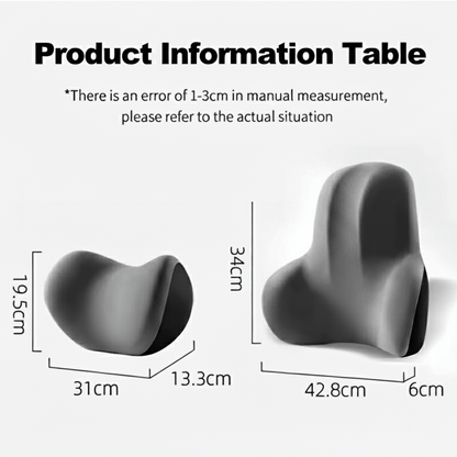 Coussin Lombaire - Mémoire de Forme – Siège Auto