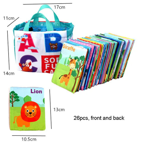 Livre Tissu Bébé – Alphabet – Éveil