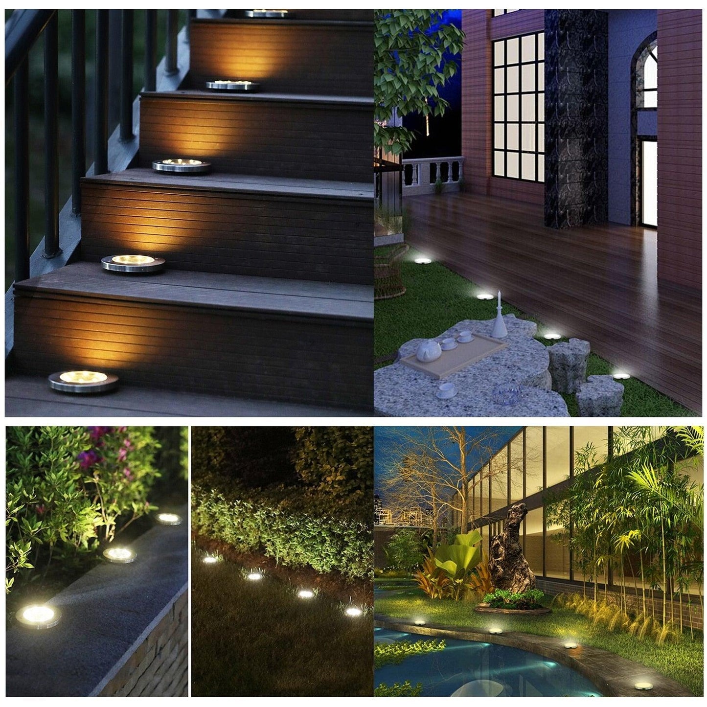 Spots Solaires LED Jardin IP65