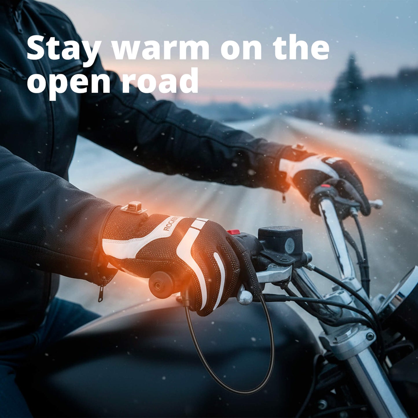 Gants Moto Chauffants Hiver Tactiles