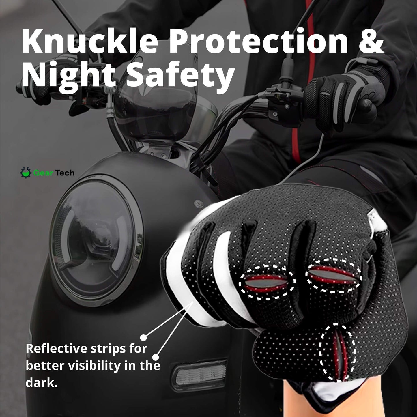 Gants Moto Chauffants Hiver Tactiles