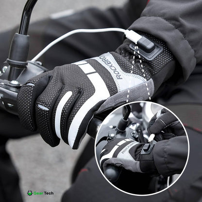 Gants Moto Chauffants Hiver Tactiles
