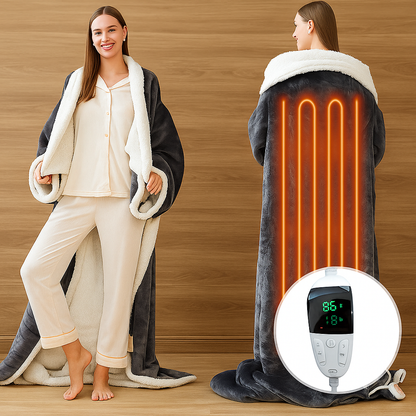 Plaid Chauffant Électrique Portable Sherpa