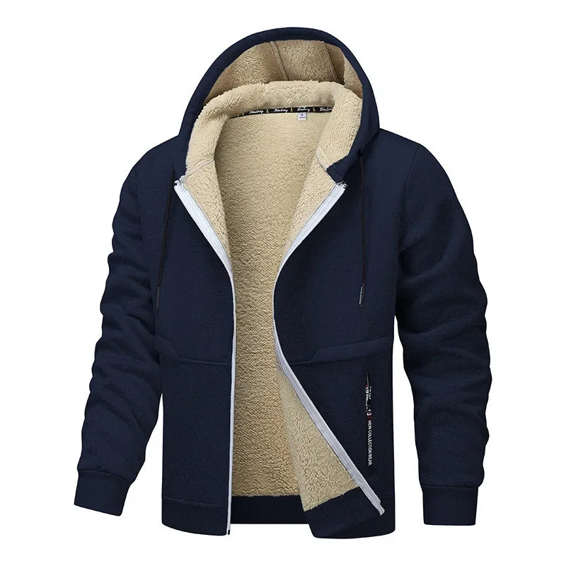 Veste Polaire Homme Zippée Capuche