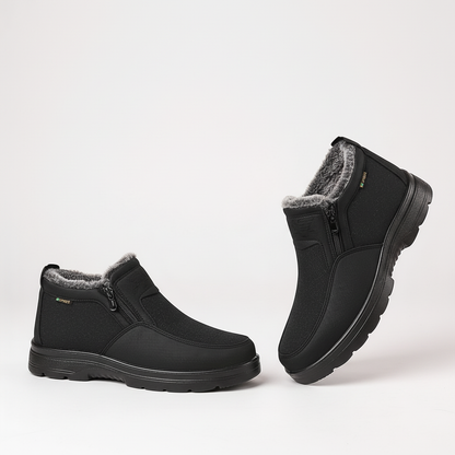 Bottines Fourrées – Zip Latéral – Hiver Homme