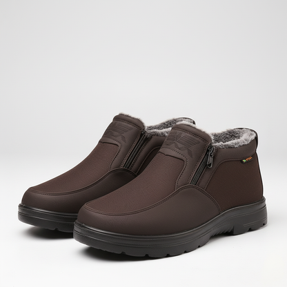 Bottines Fourrées – Zip Latéral – Hiver Homme