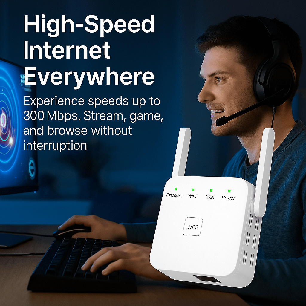 Répéteur WiFi Double Bande WPS