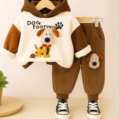 Ensemble Bébé Chien – Polaire – Chaud