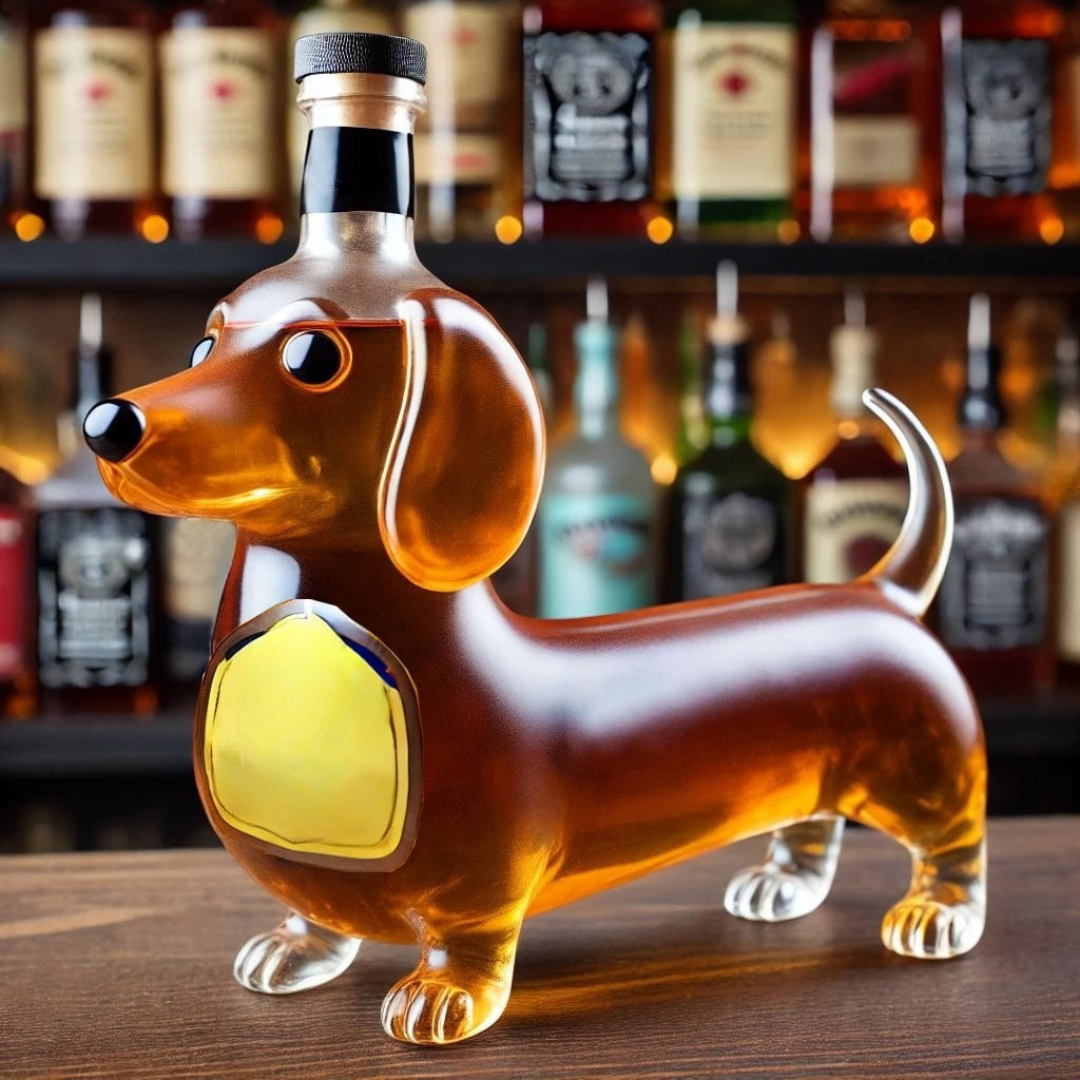 Carafe Whisky Cristal Chien Décor