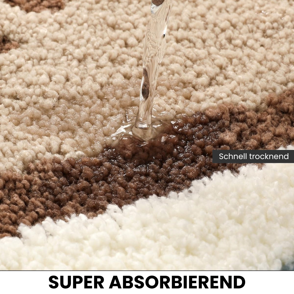 Tapis de Bain Microfibre - Antidérapant - Sortie Douche