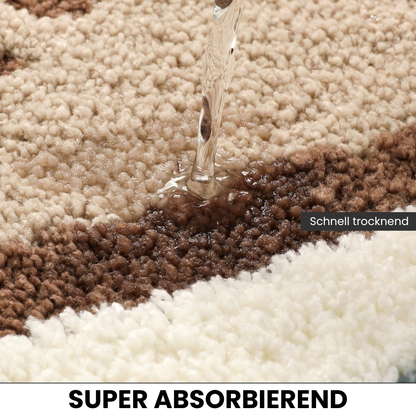 Tapis de Bain Microfibre - Antidérapant - Sortie Douche