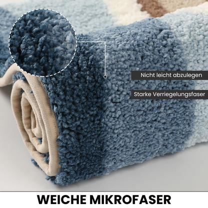 Tapis de Bain Microfibre - Antidérapant - Sortie Douche