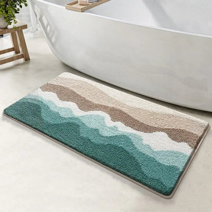 Tapis de Bain Lavable - Absorbant - Salle d'eau
