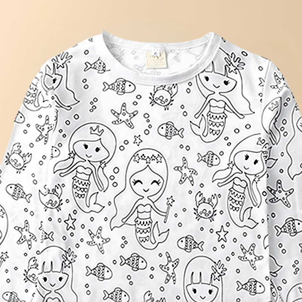 Pyjama Enfant À Colorier Coton