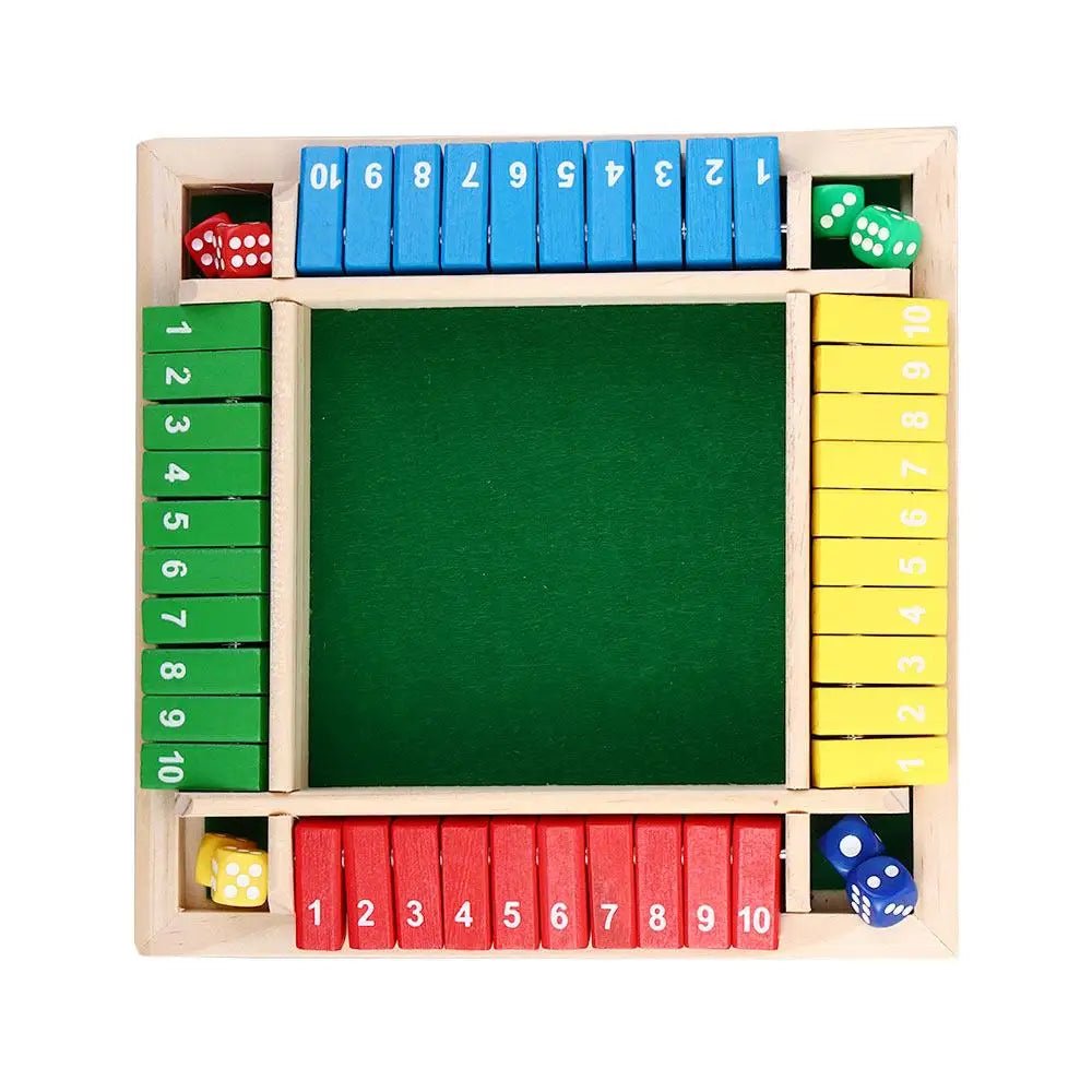 Jeu Shut the Box – Bois – Dés