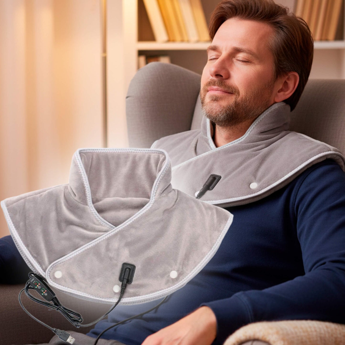 Tour de Cou Chauffant Massant