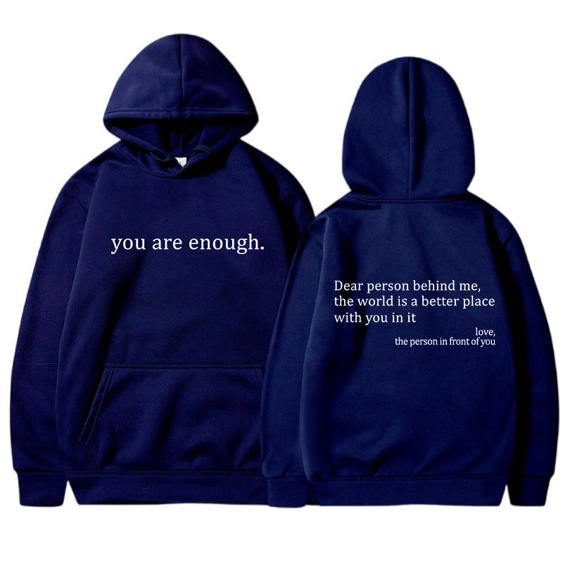 Hoodie Unisexe Message Positif