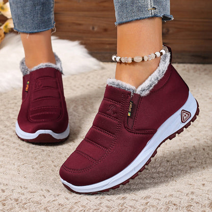 Bottines Hiver Femme – Slip-On – Doublure Polaire